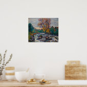 Guillaumin - de Bouchardon Mill Crozant Poster (Keuken)