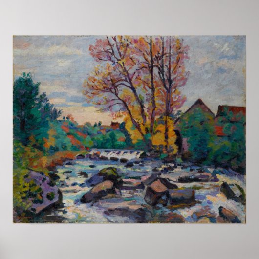 Guillaumin - de Bouchardon Mill Crozant Poster (Voorkant)