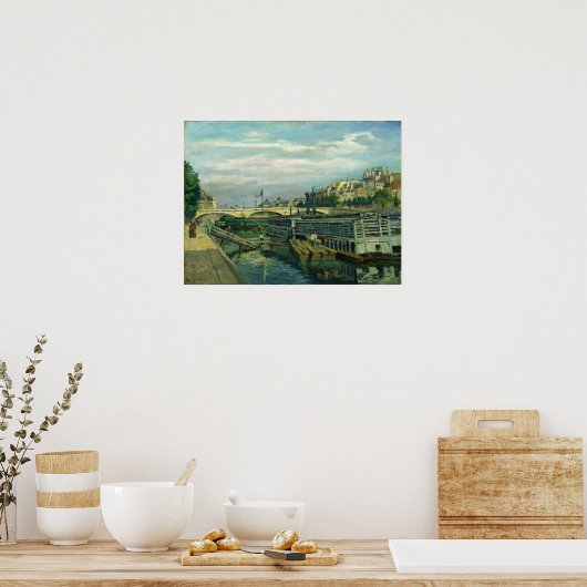 Guillaumin - de brug van Louis Philippe Poster (Keuken)