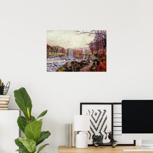 Guillaumin - de vallei van de Creuse Poster (Thuiskantoor)