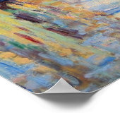 Guillaumin - de zegen in Samois Poster (Hoek)