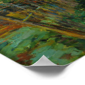 Guillaumin - dorp op het eiland frankrijk poster (Hoek)