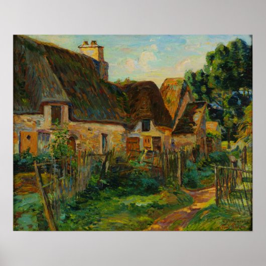 Guillaumin - Dorp op het eiland van Frankrijk Poster (Voorkant)