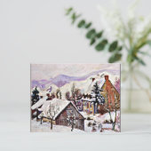 Guillaumin - Het dorp St. Sauves-d'Auvergne Briefkaart (Staand voorkant)