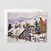 Guillaumin - Het dorp St. Sauves-d'Auvergne Briefkaart (Voorkant / Achterkant)