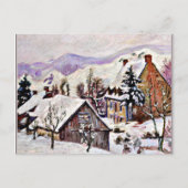 Guillaumin - Het dorp St. Sauves-d'Auvergne Briefkaart (Voorkant)