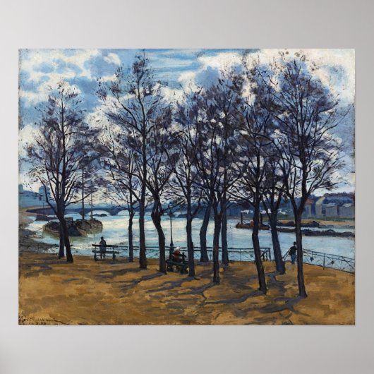 Guillaumin - Quai de La Rapee Poster (Voorkant)