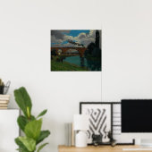 Guillaumin - Spoorbrug over de Marne Poster (Thuiskantoor)