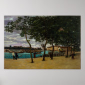 Guillaumin - Uitzicht van de Seine Paris Poster (Voorkant)