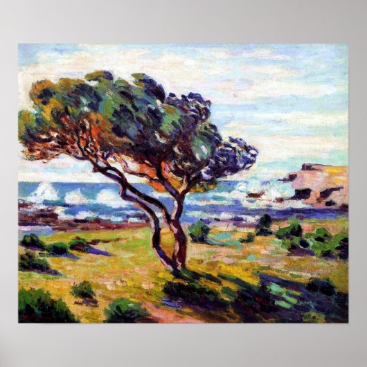 Guillaumin - Wind Gusts Le Brusc 1911 Poster (Voorkant)