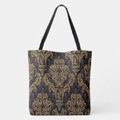 Guilled Hall Damask Pattern Tote Bag (Achterkant)