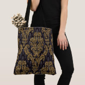 Guilled Hall Damask Pattern Tote Bag (Dichtbij)