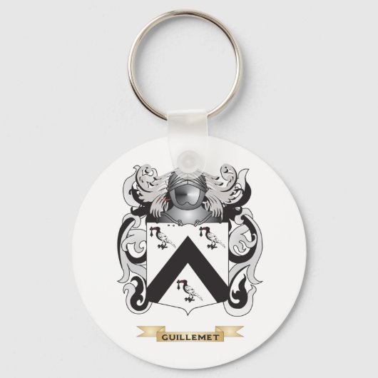 Guillemet-wapenstilstand (gezinscrest) sleutelhanger (Voorkant)
