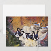 Guillemots Art Feestdagenkaart (Voorkant / Achterkant)