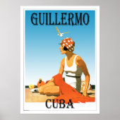 Guillermo Cuba jaren 20 Poster (Voorkant)