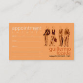 Guillermo Lozada | Zearonne.com Afsprakenkaartje (Achterkant)