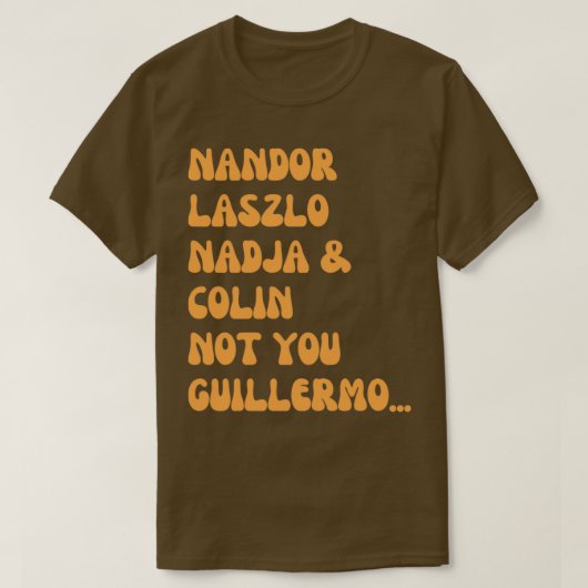 Guillermo T-shirt (Design voorkant)