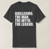 GuillermoGuillermo Naam Guillermo Voornaam T-shirt (Design voorkant)