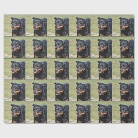 Guilless Rottweiler Cadeaupapier (Vlak)