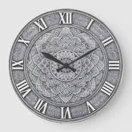 Guilloché Roman Numeral  — Luxury Engraved pattern Grote Klok