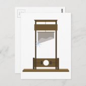 Guillotine Briefkaart (Voorkant / Achterkant)