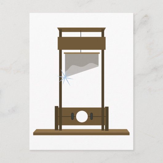 Guillotine Briefkaart (Voorkant)