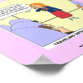 Guilt Trip Airlines Funny Carrtoon Funny Poster (Hoek)