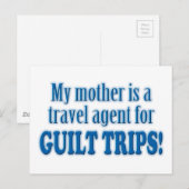 Guilt Trips Briefkaart (Voorkant / Achterkant)