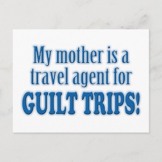 Guilt Trips Briefkaart (Voorkant)