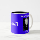 "Guilty Bastard"! - Gepersonaliseerd Tweekleurige Koffiemok (Voorkant rechts)