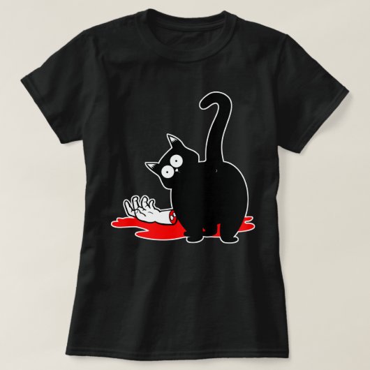 Guilty Cat T-Shirt (Design voorkant)