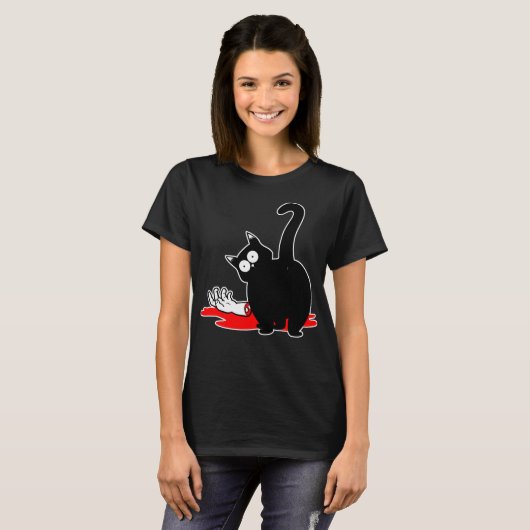 Guilty Cat T-Shirt (Voorkant volledig)
