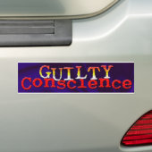 Guilty Conscience Bumpersticker (Op auto)