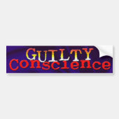 Guilty Conscience Bumpersticker (Voorkant)