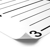 Guilty Mugshot Giraffe Funny Happy Valentine Dag Poster (Hoek)