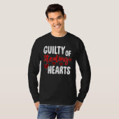 Guilty Of Stealing Hearts Valentine s Day T-shirt (Voorkant volledig)