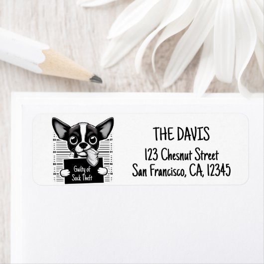 Guilty Paws Mok Shot - Chihuahua - Etiket (Insitu)