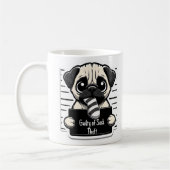 Guilty Paws Mok Shot - Pug - Koffie Mok (Links)