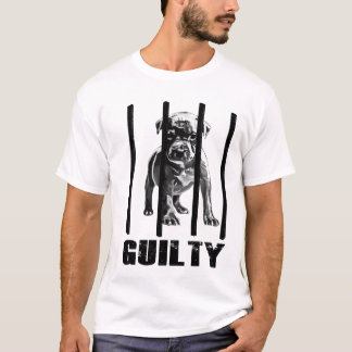 "Guilty" Pit Bull Puppy T-shirt