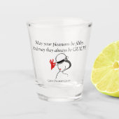 Guilty Pleasures Cabaret Shot Glass Shot Glas (Voorkant)