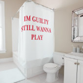 GUILTY Shower Curtain Douchegordijn (In situ)