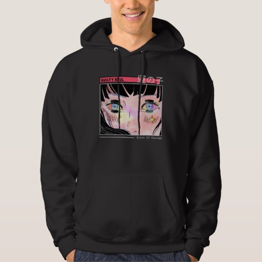 Guilty Soul Starry Eyes Manga Artwork Hoodie (Voorkant)