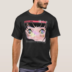 Guilty Soul Starry Eyes Manga Artwork T-shirt