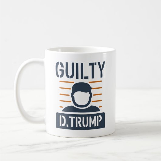 Guilty Trump Koffiemok (Links)