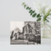 Guimaraes Castle in Portugal Briefkaart (Staand voorkant)