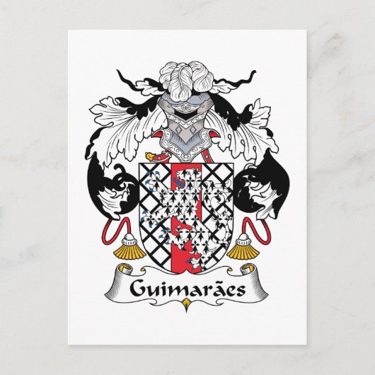 Guimaraes Family Crest Briefkaart (Voorkant)
