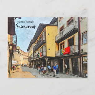 Guimaraes Streets-Portugal Briefkaart