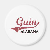 Guin Alabama City Classic Magneet (Voorkant)