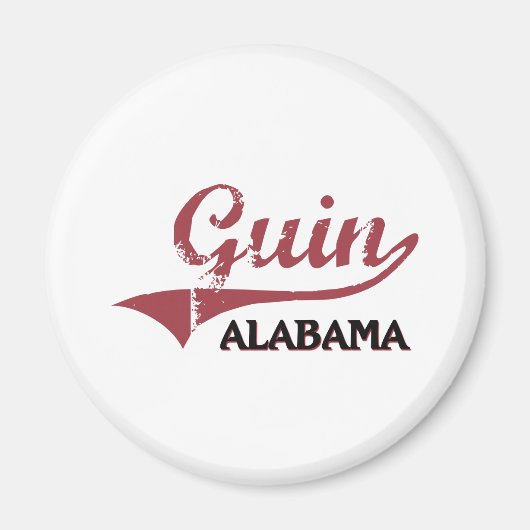 Guin Alabama City Classic Magneet (Voorkant)