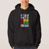 Guinea Bissau Flag Design  If lost send me to Guin Hoodie (Voorkant)